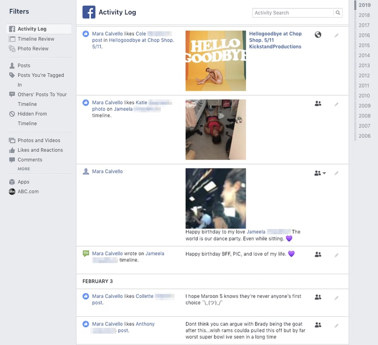 Everything You Need to Know About the Facebook Activity Log